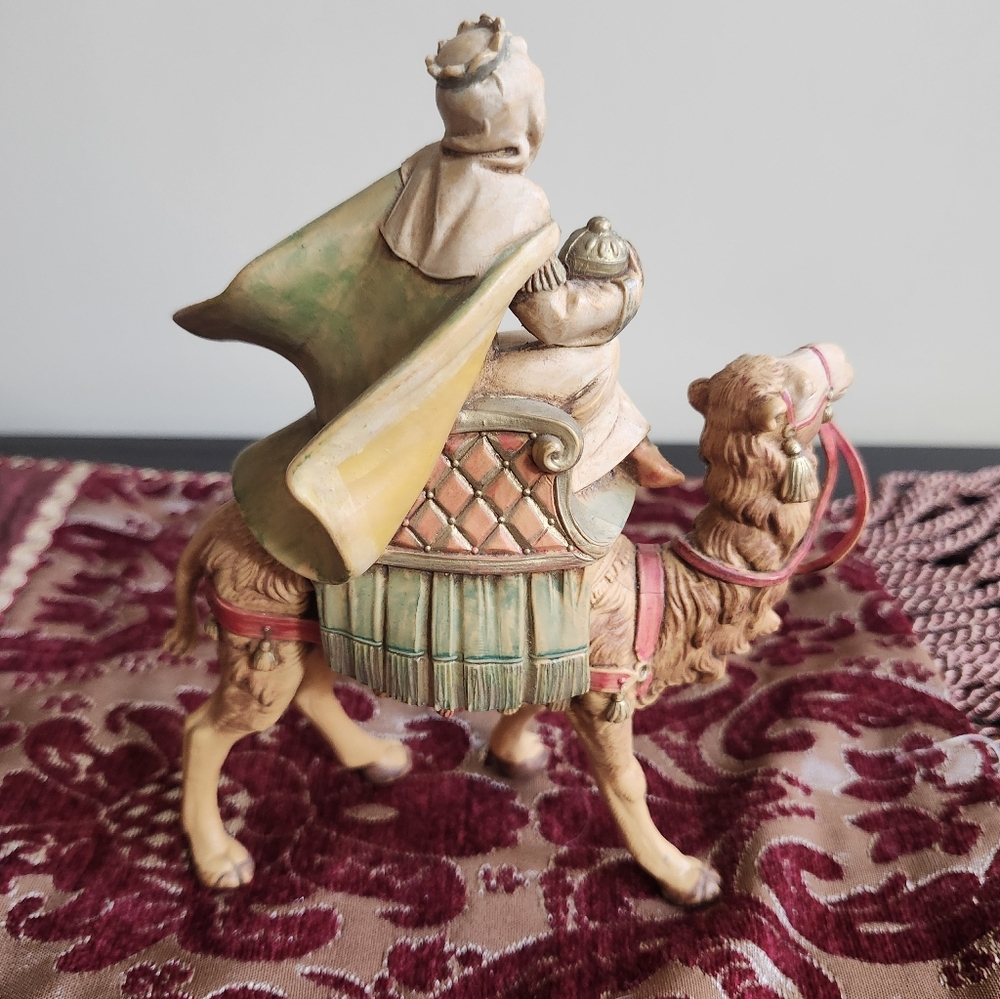 Vintage Fontanini Christmas Nativity Collectibles- 3 Wise Men On Animals 1990s - Picture 3 of 7